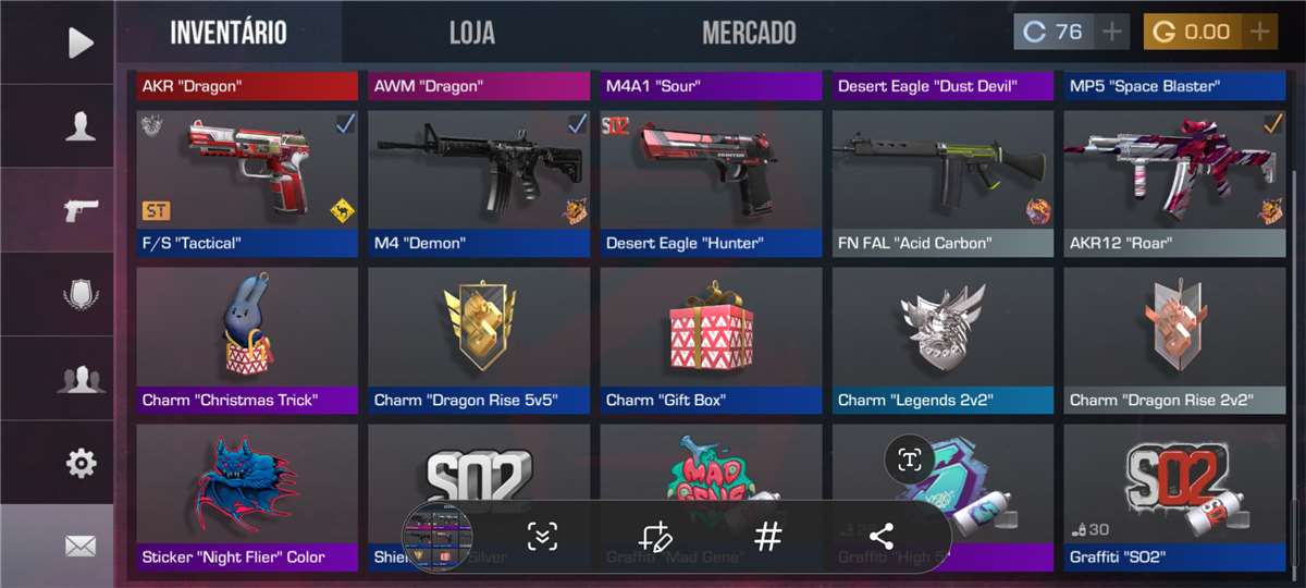 Conta de standoff 2